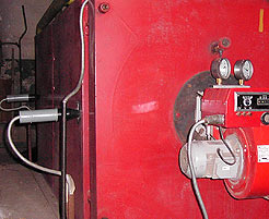 монтаж генераторов и преобразователей на жаротрубных котлах